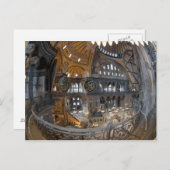 Hagia Sophia Interior Postkarte (Vorne/Hinten)