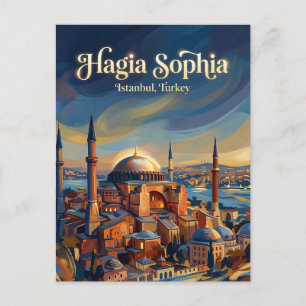 Hagia Sophia, Istanbul, Marmara Postkarte