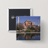 Hagia Sophia, Istanbul, Türkei Button (Vorne & Hinten)