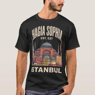 Hagia Sophia Istanbul Türkei Vintage-Reiseposter T-Shirt