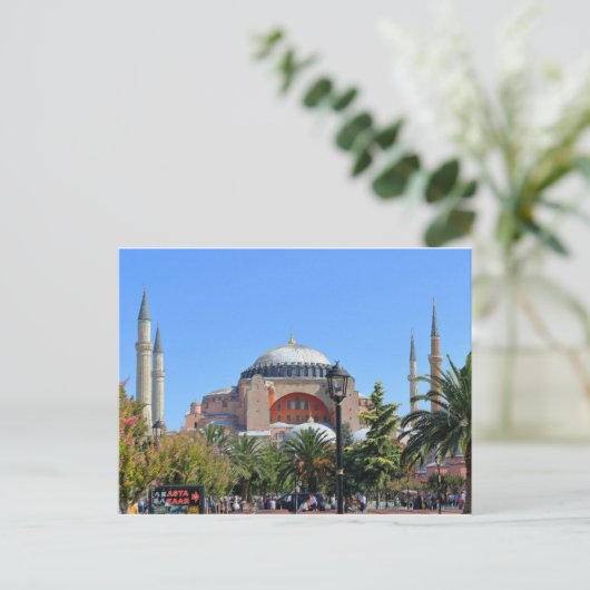 Hagia Sophia, Konstantinopel Feiertagspostkarte (Stehend Vorderseite)