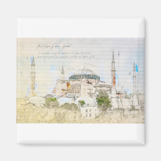 Hagia Sophia Magnet (Vorne)