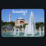 Hagia Sophia Premium Magnet<br><div class="desc">Foto von Hagia Sophia in Istanbul,  Türkei.</div>