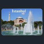 Hagia Sophia Premium Magnet<br><div class="desc">Foto von Hagia Sophia in Istanbul,  Türkei.</div>