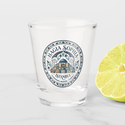 Hagia Sophia Türkei Schnapsglas (Vorderseite)