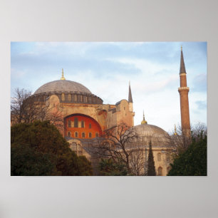 Hagia Sophia wird vom byzantinischen Poster