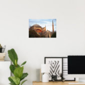 Hagia Sophia wird vom byzantinischen Poster (Heimbüro)