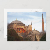 Hagia Sophia wird vom byzantinischen Postkarte (Vorne/Hinten)
