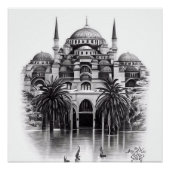 Hagia Sopya in Istanbul Türkei Poster (Vorderseite)