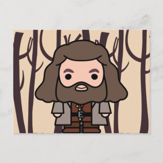 Hagrid Cartoon Character Art Postkarte