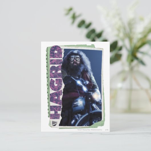 Hagrid Postkarte (Stehend Vorderseite)