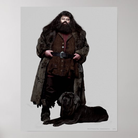 Hagrid und Hund Poster (Vorne)