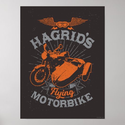 Hagrids fliegendes Motorrad Poster (Vorne)
