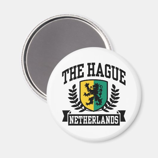 Hague Magnet (Vorderseite/Rückseite)