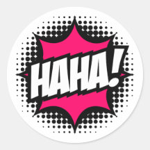 HAHA! Comic Book Style