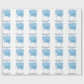 Haha-Eiswürfel Geschenkpapier (Flach)