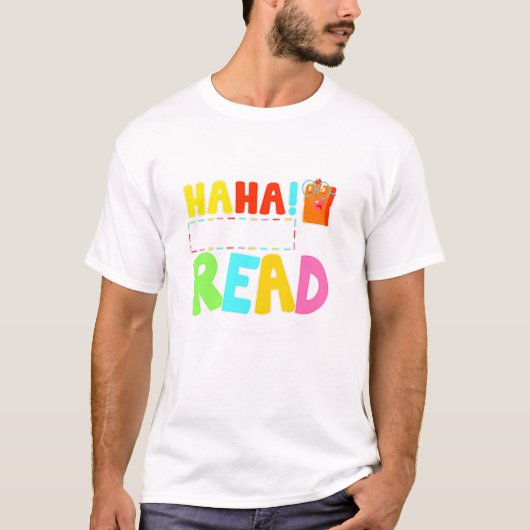Haha Las T Shirt Niedliche Geschenke Schule (Vorderseite)