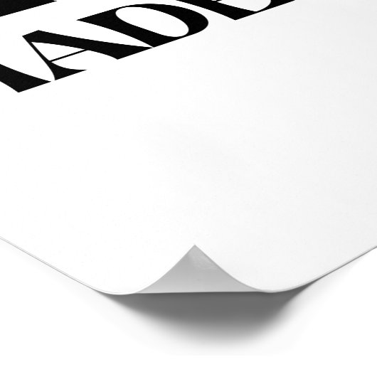 Haha Made You Read Poster (Ecke)