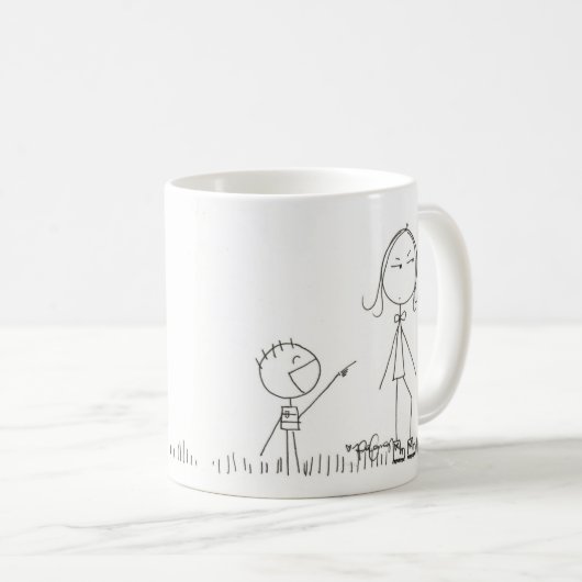 Haha-Mama Kaffeetasse (VorderseiteRechts)