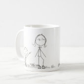 Haha-Mama Kaffeetasse (Vorderseite Links)