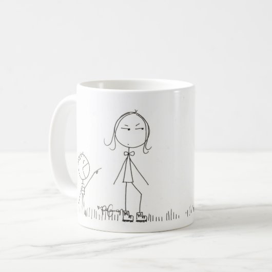 Haha-Mama Kaffeetasse (Vorderseite Links)
