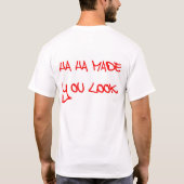 HAHA T-Shirt (Rückseite)