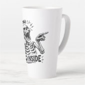 Haha Toter Innen Skelett Milchtasse (Rechte Ecke)