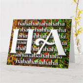 HAHAHA - Leere Karte (Gelbe Blume)