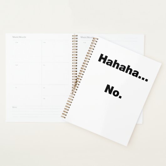 Hahaha..nein Planer (Anzeige)