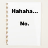 Hahaha..nein Planer (Vorderseite)