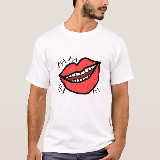 hahaha T-Shirt (Vorderseite)