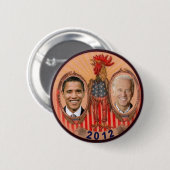 Hahn 2012 Obama Biden Button (Vorne & Hinten)
