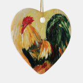 Hahn Alexis. Persönliche Entwürfe der Hähne Keramik Ornament (Rechts)