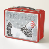 Hahn-Anruf II Metall Brotdose (Vorderseite)