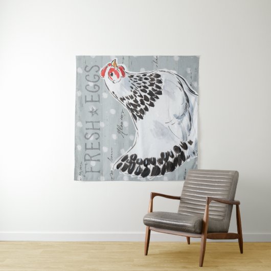 Hahn-Anruf II Wandteppich (Beispiel)