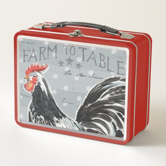 Hahn-Anruf III Metall Lunch Box (Vorderseite)