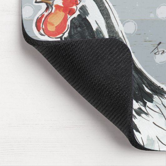 Hahn-Anruf III Mousepad (Ecke)