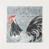 Hahn-Anruf III Wandteppich (Vorderseite (Horizontal))