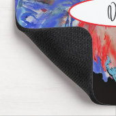 Hahn-Aquarellmalerei Whimsical Mousepad (Ecke)