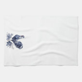 "Hahn" Blue Willow Stil Geschirrtuch (Horizontal)