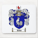 HAHN-FAMILIENWAPPEN - HAHN-KÜCHE VON WAFFEN MOUSEPAD<br><div class="desc">HAHN FAMILIENWAPPEN - HAHN COAT OF ARMS Ein Wappen wird manchmal auch als Familienwappen,  Waffenkodex oder Familienschild bezeichnet</div>