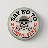 Hahn-Feuer Button (Vorderseite)