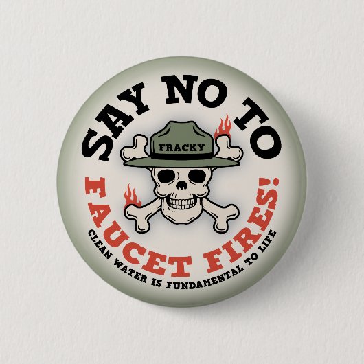 Hahn-Feuer Button (Vorderseite)