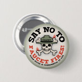 Hahn-Feuer Button (Vorne & Hinten)