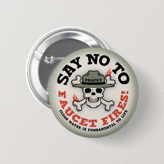 Hahn-Feuer Button (Vorne & Hinten)