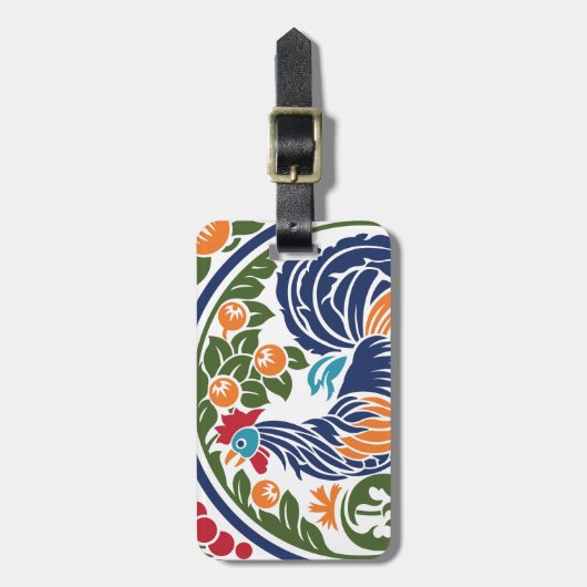 Hahn Gepäckanhänger (Vorderseite vertikal)