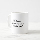 Hahn-Huhn-Spaßkaffee-Teeschalen-Tasse Kaffeetasse (Vorderseite Links)