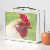 Hahn, Huhn, Tier, Vögel, Design, Bauernhof, Metall Brotdose (Beispiel)