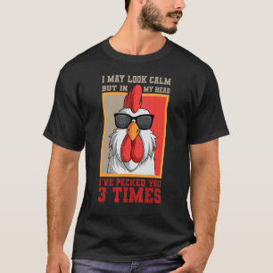 Hahn Hühner Bauern Bauernhof Geflügel T-Shirt