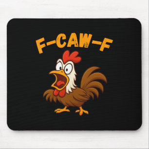 Hahn Hühner Shirt Lustig Rnyard Cartoon  Mousepad